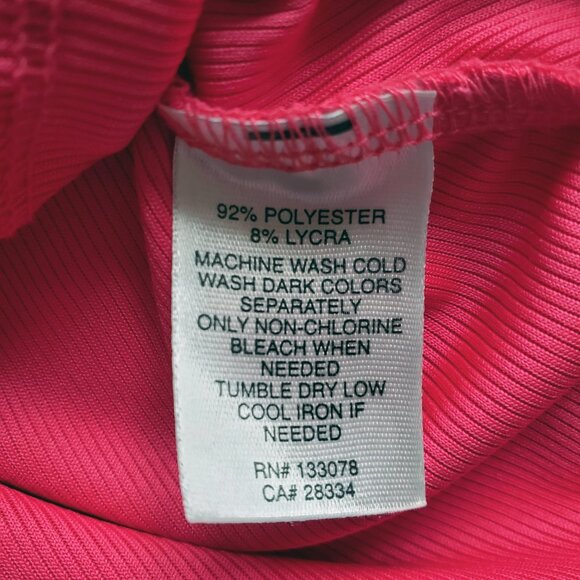 LUCKY IN LOVE Pretty in Ink Collection Ink Print Long Sleeve Tennis Top L 12 - Picture 11 of 16